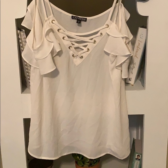 Express Tops - White Express Tank Top